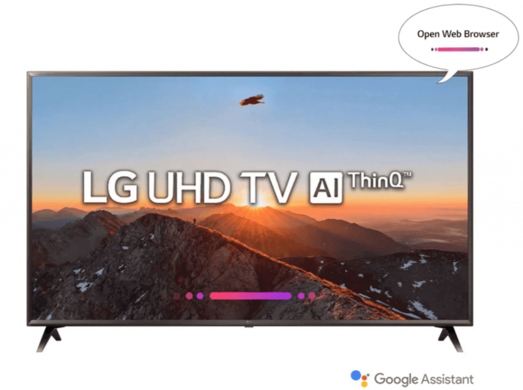 LG Ultra HD 4K smart tv