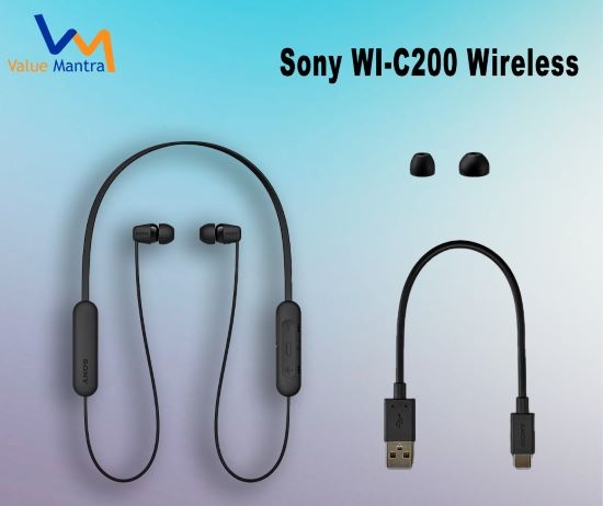 Sony WI-C200 wireless earphones