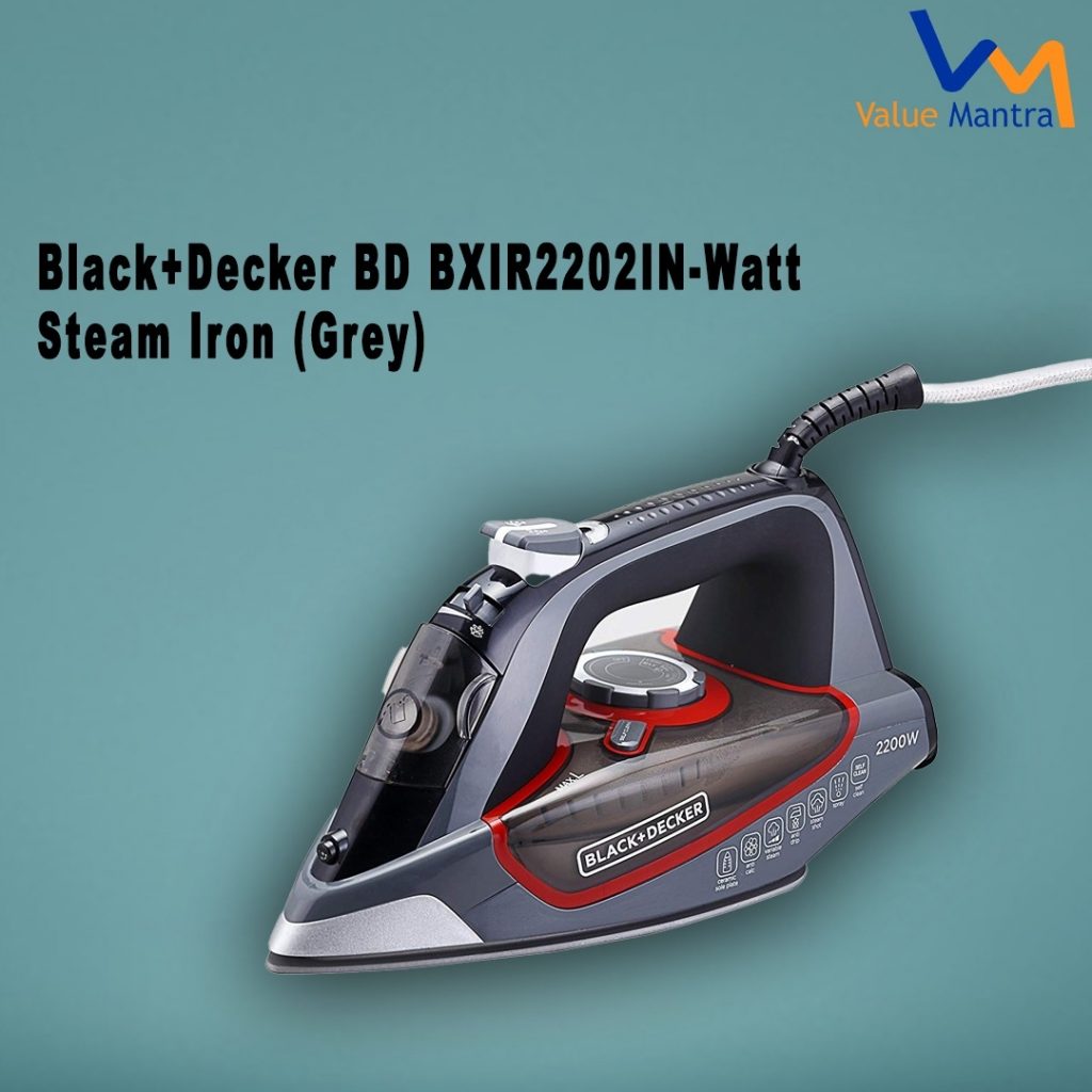 Black Decker steam iron