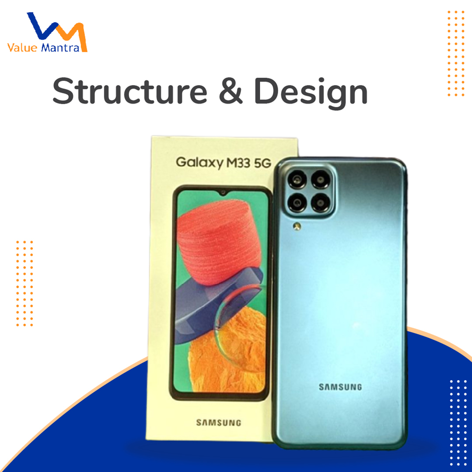 Samsung Galaxy M33 5G Structure and Design