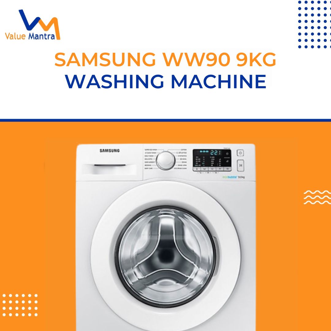 Efficiency in Elegance- Presenting the Samsung WW90T4040CB 9kg Washing Machine